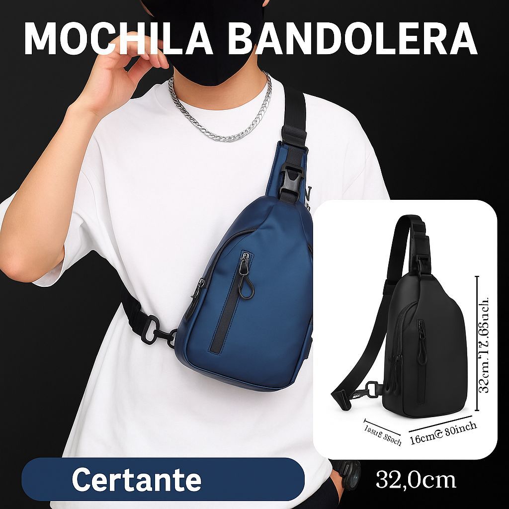 CANGURO CRUZADO IMPERMEABLE